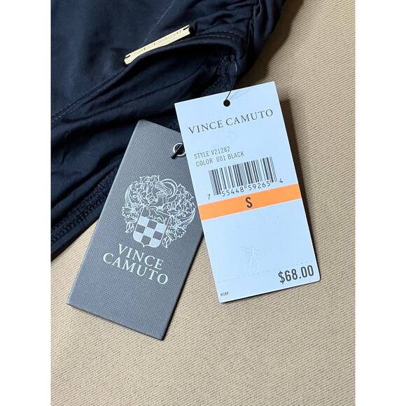 Vince Camuto Black Convertible High Waist Bikini Bottom S NWT - Picture 5 of 5